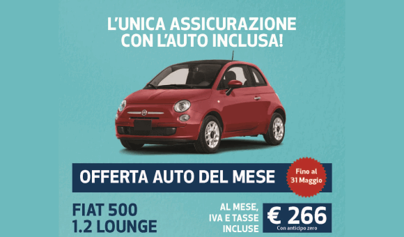 Promo FIAT 500 1.2 Lounge Di Martile Offerta Assicurazione